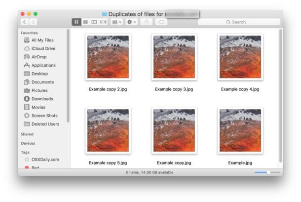 mac find duplicate images