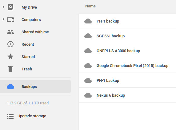 google drive backup for mac