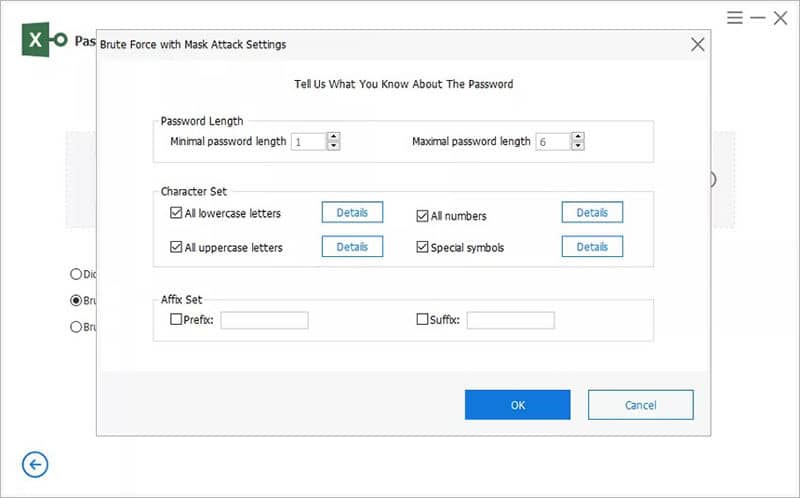 Passfab Brute Force with Mask Attack